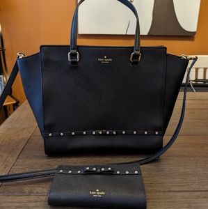 Kate Spade Bow Tote and Wallet